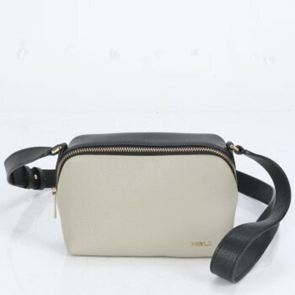 Furla Amica leather Crossbody Bag black